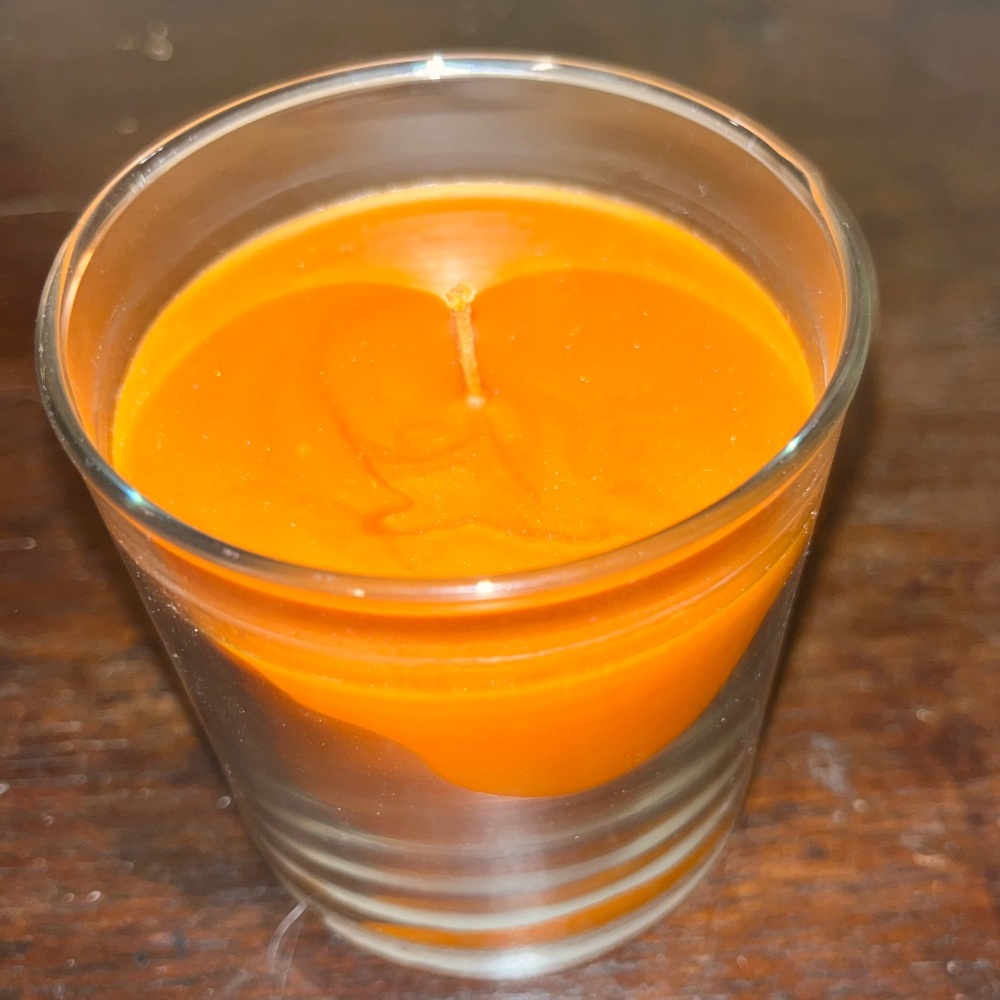 Pumpkin Pie 8 oz Scented Candle Tumbler w lid by Signature Homestyles